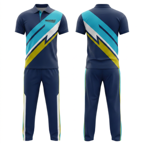 Bulk Custom <b>Cricket</b> Uniforms Breathable Printed | Unlimited Sublimation Design Options for Men Women Adults Polo Shirt Trouser - Product Image 3
