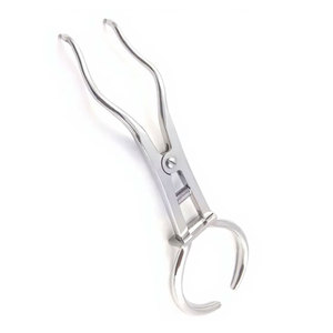 Pince à diaphragme dentaire de type Brewer, manuelle, ergonomique, en acier inoxydable, instrument chirurgical endodontique pour la pose de diaphragmes. - Product Image 4
