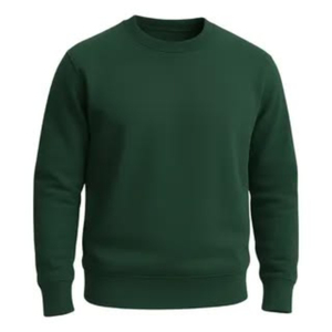 Men's Crew Neck Pullover Sweatshirt Forest green and effortlessly classic Regular Fit—your cozy <b>crewneck</b> for everyday comfort. - Product Image 1