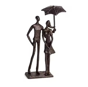 Nouvelle conception de sculpture en bronze, ornement en métal, art écologique, décoration d'intérieur, accessoires modernes - Product Image 6