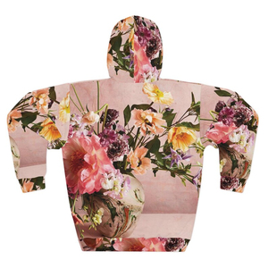 Sudadera con capucha cómoda y moderna con estampado colorido, sudadera con capucha de felpa premium para mujer, sudaderas con capucha estampadas para mujer, ropa urbana elegante. - Product Image 5
