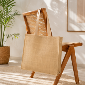 Premium Cotton Canvas Tote <b>Bag</b> <b>Long</b> Handles | Eco Friendly Lightweight <b>Long</b> Lasting Reusable Shopping Grocery Market Carryall - Product Image 2