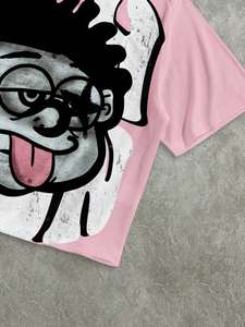 Camiseta Oversize para Hombre con Efecto Ácido – 100% Algodón de Alto Gramaje con Estampado DTG - Product Image 3