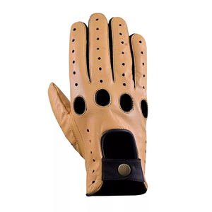 Premium Quality Custom Made Unisex Leather Driving Gloves Retro Style Touchscreen Bike Wear High Quality Winter Fashion for Men - Product Image 2