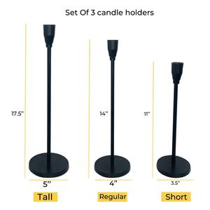 Lot de 3 bougeoirs en métal pour la décoration de Diwali, directement de l'usine, prix de gros - Product Image 3