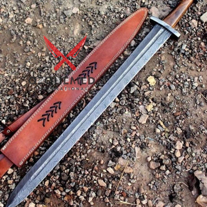 Espada Medieval Decorativa de Acero Inoxidable, Artículo Coleccionable para Exhibición, Regalo Único para Hombres - Product Image 4