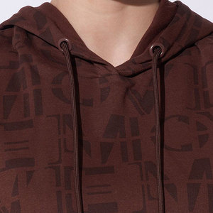 Women's Hooded Short Sleeve Printed Knitted Hoodie Letter Pattern Casual Summer Wear Breathable <b>Polyester</b> Top - Product Image 6