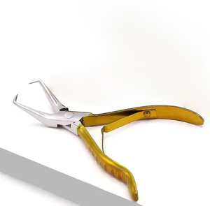 Hot Selling Hair Extension Pliers Pulling Hook <b>Bead</b> Device Tool Kits <b>Silicone</b> Lined Micro Ring Plasma Hair Extension Tools - Product Image 6
