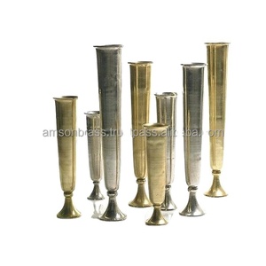 Jarrones de flores de trompeta para decoración del hogar de primera calidad, jarrón de suelo de aluminio para decoración de entrada de boda - Product Image 2