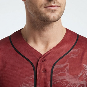 Ensemble de baseball premium pour hommes – Maillot et pantalon de sport respirants à manches longues, conception personnalisée, évacuation de l'humidité sur le devant, tenue de performance - Product Image 5
