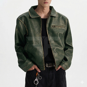 Veste de travail décontractée pour homme sur mesure, en peau de mouton véritable, style safari, coupe-vent, respirante, séchage rapide, pour l'hiver - Product Image 1