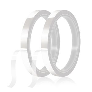 2 Rotoli di Nastro Resistente al Calore 10mm X 33m, Nastro per Pressa a Caldo e Trasferimento Senza Residui, Nastro Termico per Sublimazione - Product Image 1