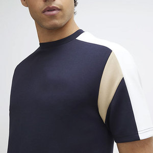 T-shirt personnalisé à col rond, coupe classique, tissé, style vintage tendance, nouvelle collection, prix de gros, fabricant - Product Image 4