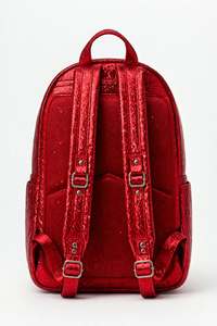 Waterproof Cheerleading Sparkle Backpack Girls <b>Glitter</b> PU Fashion Travel Bag Custom Team Logo OEM Softback Cheerleader Backpacks - Product Image 4