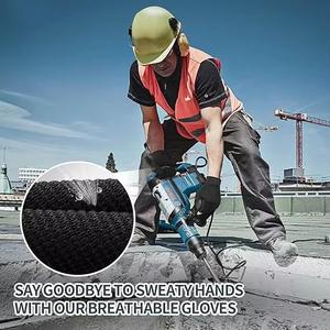 Gants de travail pour mécaniciens, taille XL, en cuir, protection sûre pour le travail - Product Image 5