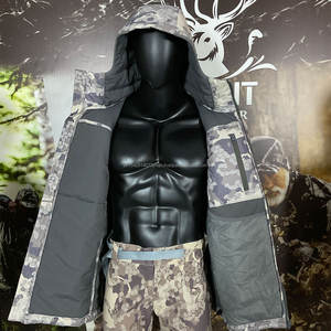 Ensemble de chasse camouflage veste tactique et pantalon imperméable respirant chaud intérieur polaire veste de chasse équipement de chasse - Product Image 3