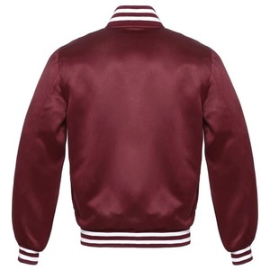 เสื้อแจ็คเก็ตวาร์ซิตี้สีแดงเลือดหมูสำหรับผู้ชาย ยี่ห้อ SARFAN คอตั้ง ระบายอากาศได้ดี กันลม ทรงปกติ สไตล์ลำลอง เหมาะสำหรับใส่ในฤดูหนาว - Product Image 3