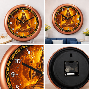 Reloj de Pared Personalizado con Diseño del Dios Shiva, Decoración Espiritual Ligera para el Hogar, Regalo para el Regreso a Clases y Graduación - Product Image 3