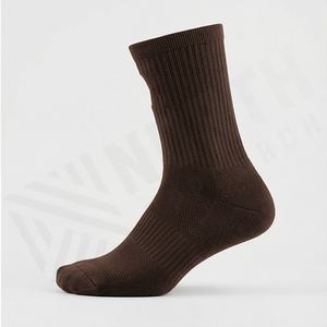 Calcetines de algodón transpirables con espuma y letras, cuello redondo, para hombre, de alto rendimiento, duraderos, suaves, para gimnasio, informales, cómodos, color personalizado, ajuste perfecto, pares. - Product Image 3