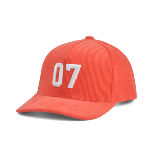 Gorra de béisbol de pana 07 con panel frontal bordado, unisex, ajustada, informal, de 6 paneles, talla adulta 58-60CM, para primavera y verano - Product Image 5
