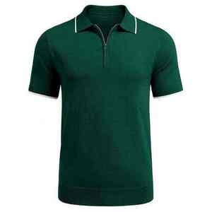 New Arrival <b>Men's</b> for <b>Polo</b> T-<b>Shirt</b> in <b>green</b> Solid Color Eco-Friendly and Wholesale Price with 100% cotton from Pakistan - Product Image 2