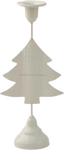 Premium Christmas Tree Taper <b>Candlestick</b> • Luxury Festive Gold Holiday Candle Holder - Product Image 5