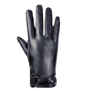 Premium Winter Windproof <b>Sheepskin</b> Leather <b>Gloves</b> for <b>Men</b> Women Outdoor Driving Fashion Warm Soft Genuine Leather Hand <b>Gloves</b> - Product Image 1