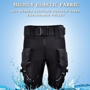 กางเกงขาสั้นผ้าใบนีโอพรีนเอวกลางสำหรับผู้ชายรุ่นใหม่ ระบายอากาศได้ดี แห้งเร็ว เหมาะสำหรับดำน้ำ เล่นเซิร์ฟ ใส่ไปชายหาด สไตล์ไฮสตรีท - Product Image 6