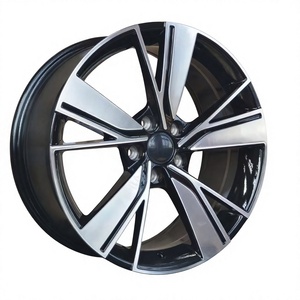 Jihoo - Juego de 4 Ruedas de Aleación de Aluminio de Alta Calidad de 18 Pulgadas 5x112 con Acabado Negro Brillante CB57.1 para VW Golf GTI - Product Image 2