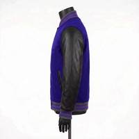 Nouveau design haut de gamme, cuir enduit, col montant, broderie chenille, capuche intégrée, imperméable, épais, respirant, réversible, hiver
