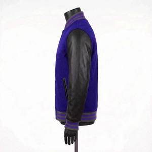 New Best Design Leather <b>Jacket</b> Chenille Embroidery Wool Letterman Bomber School College University <b>Light</b> Weight Varsity <b>Jacket</b> - Product Image 3