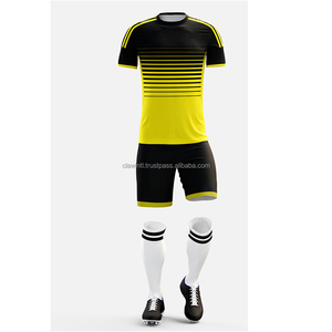 Conjuntos de Uniformes de Fútbol para Hombre Adulto, Camisetas de Manga Corta Personalizables, 100% Poliéster de Secado Rápido - Product Image 1