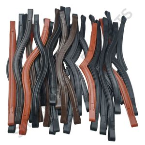 Genuine <b>Leather</b> Empty Channel Horse Browband Custom All Shapes & Sizes <b>Halter</b> Browband Premium Equestrian Western Horse Tack - Product Image 6