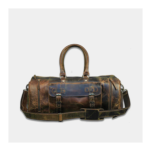 Premium Quality Hot Sale <b>Men</b> Fashion Leather Bag Hot Selling High Quality Genuine Leather Duffle Bag - Product Image 1