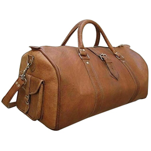Bolsa de Viaje de Lujo Vintage, Gran Capacidad, para Fin de Semana, con Correa de Hombro Ajustable y Forro de Poliéster - Product Image 5