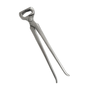 German Stainless Steel 14 Inch Half <b>Moon</b> Hoof Nipper Precision Farrier Tool for Hoof Care and Horseshoe Forging with Drop Forged - Product Image 1