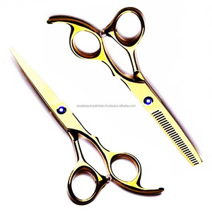 กรรไกรสแตนเลสสตีลสำหรับตัดผมแบบคมประหยัดพร้อมปลายใบมีดสั้น - Product Image 1