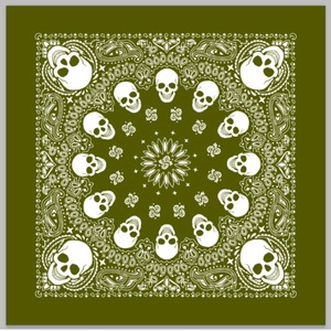 Seamless Skull Print Bandana Tube Neck Gaiter Cycling Biker Halloween Face Cover Outdoor Multi Scarf <b>Headband</b> - Product Image 6