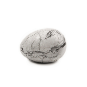 Pierre précieuse Howlite, cristal poli, formes variées, blanc et noir, vente en gros pour la fabrication de bijoux, équilibrage énergétique, qualité supérieure - Product Image 1