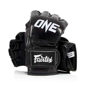 นวมชกมวย Fairtex รุ่น One สำหรับฝึกซ้อม MMA  หนังแท้ กันน้ำ กันลื่น ระบายอากาศดี ปิดแบบตีนตุ๊กแก คุณภาพระดับโปร  รับสกรีนโลโก้ - Product Image 6