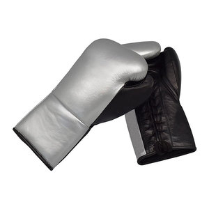Gants de boxe Sanda personnalisés à logo, très demandés, pour adultes, en PU/cuir professionnel, antidérapants, à lacets, durables et respirants - Product Image 2