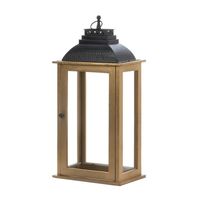 Lanterne suspendue en bois et métal pour la maison, les mariages, les décorations de Noël, taille personnalisée
