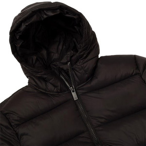 Chaqueta de plumón para hombre, estilo urbano, cálida, cortavientos, con cremallera completa, gruesa y recubierta, para exteriores. - Product Image 4