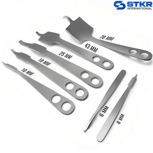 Juego de Retractores de Hígado Hohmann de un Solo Extremo, 7 Piezas de 6mm-70mm, Instrumentos Quirúrgicos Ortopédicos de Acero Inoxidable - Product Image 4