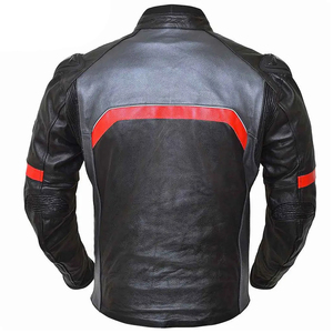 Professional Breathable Plus Size Motorcycle <b>Racing</b> <b>Jacket</b> Leather Biker Gear with Protective Padding for Road and Track - Product Image 6