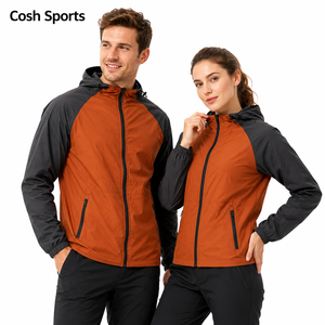 Chaqueta Cortavientos con Capucha de Color Contrastante, Unisex, Ligera, Multicolor, Fabricante de Chaquetas para Exteriores - Product Image 5