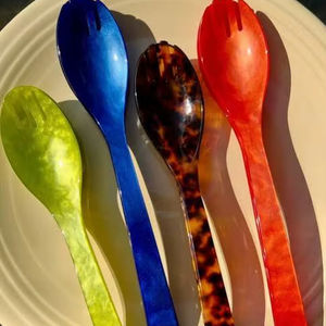 Cuillère à café ou à thé en résine, petit modèle, nouveau design tendance, best-seller, couleur personnalisable, haute qualité - Product Image 1