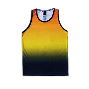 Débardeurs pour hommes à prix avantageux, coupe ajustée, 100% coton, de haute qualité, avec logo personnalisé et sublimation, pour la salle de sport - Product Image 1