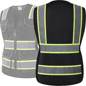 Chaleco de seguridad para mujer con logotipo personalizado, 100% poliéster, alta calidad, reflectante, clase 2 ANSI, alta visibilidad. - Product Image 6