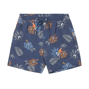 Shorts de bain pour hommes avec logo personnalisé, taille élastique, en coton et élasthanne, avec doublure en mesh, pour la plage, l'été, le fitness et la salle de sport - Product Image 6